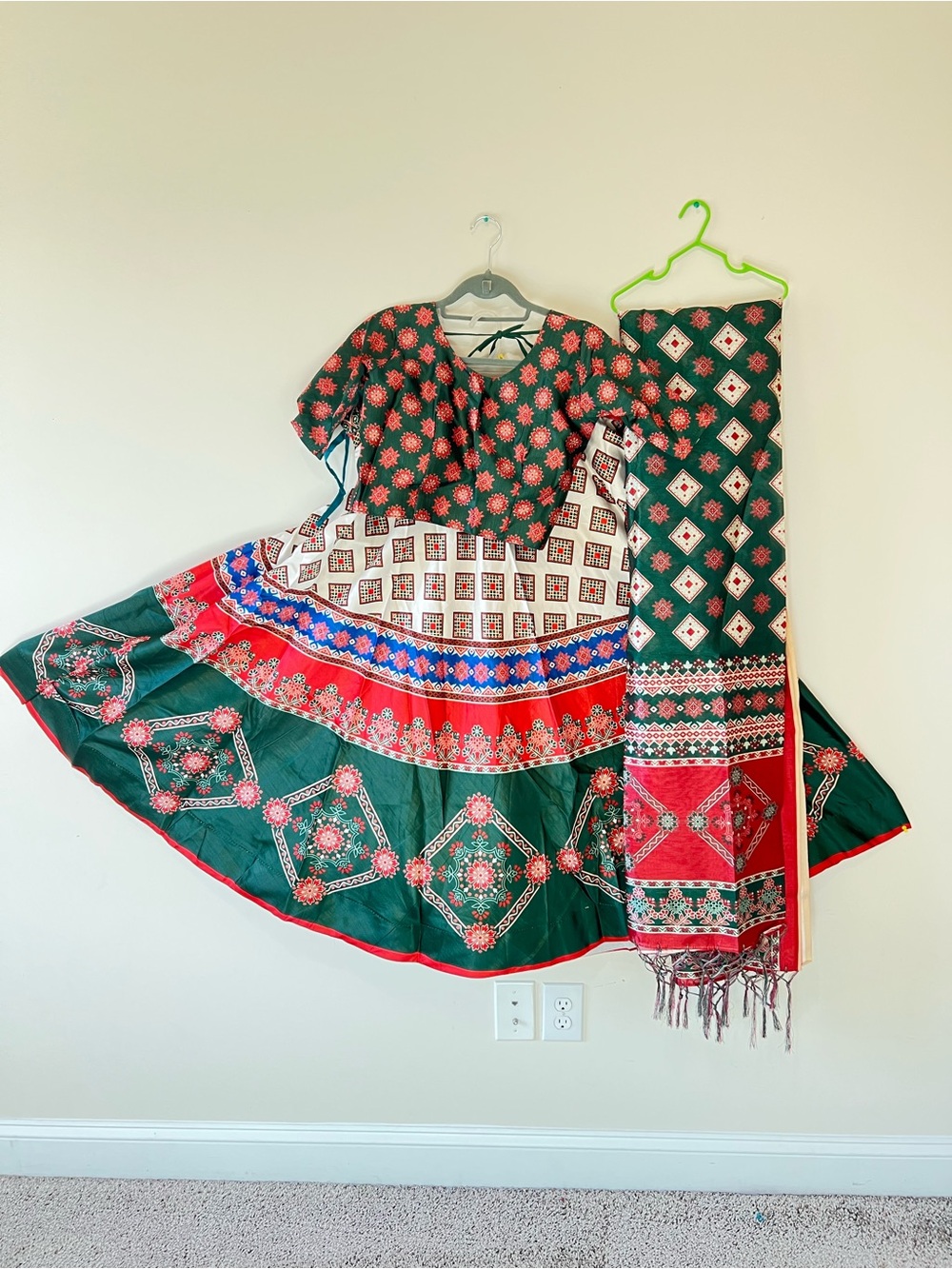 Traditional Gaji Silk Chaniya Choli/Lehenga set
